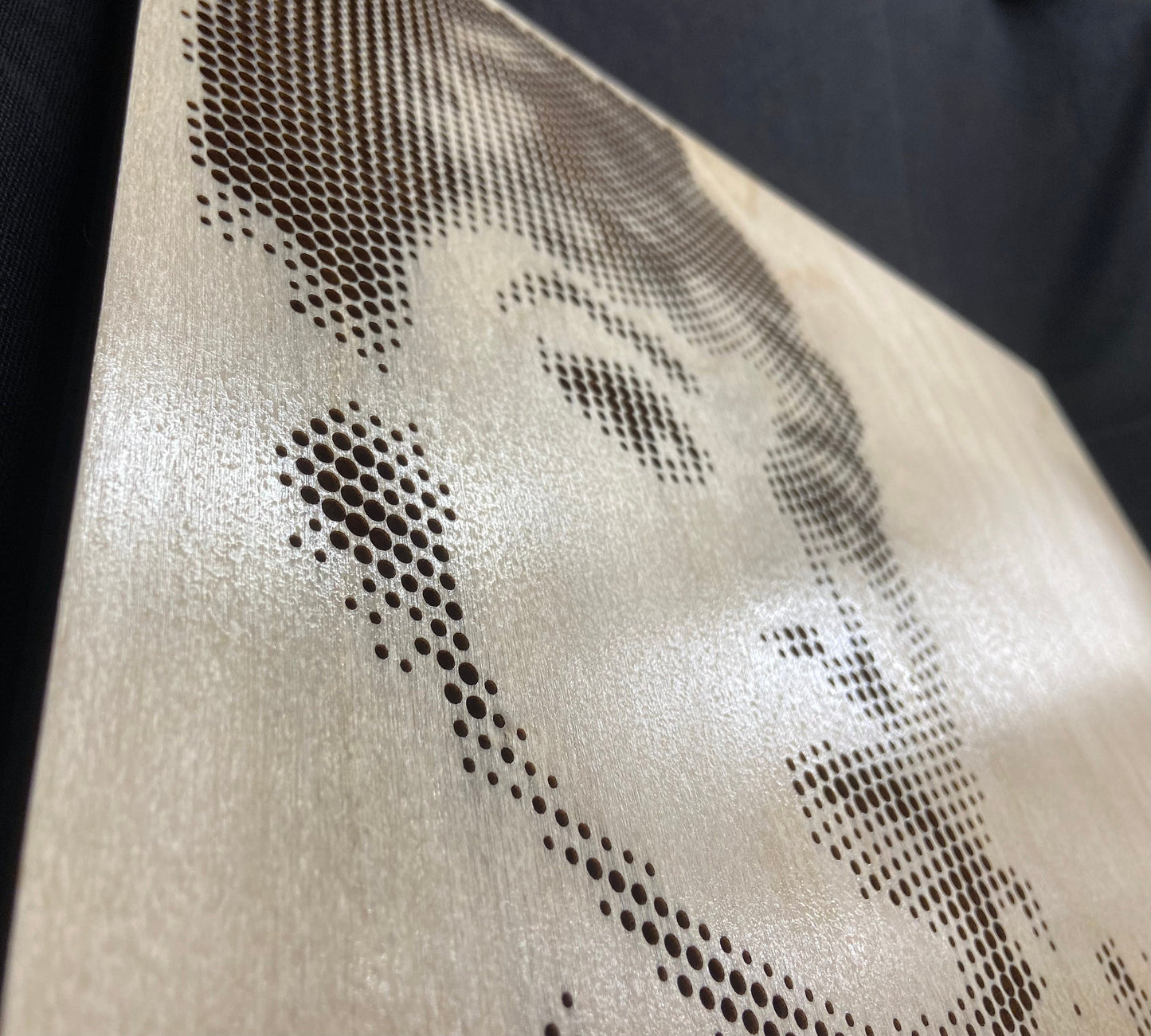 Audrey Hepburn Halftone Wood Cut Art