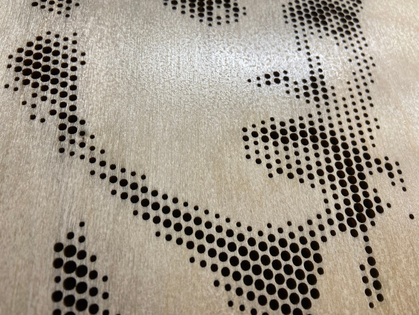 Audrey Hepburn Halftone Wood Cut Art